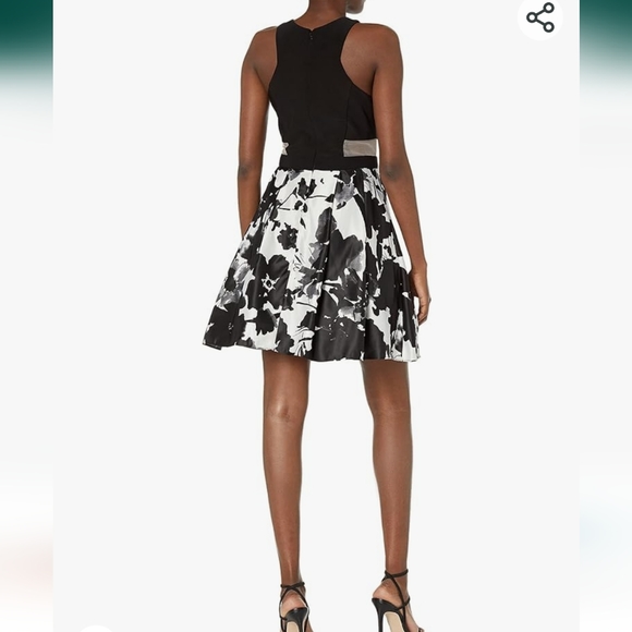 Black and white cocktail dress - Picture 2 of 10